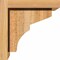 Ekena Millwork Monterey Rough Sawn Corbel w/Backplate, Western Red Cedar, 8"W x 8"D x 8"H COR08X08X08MON01RWR - alternate 2